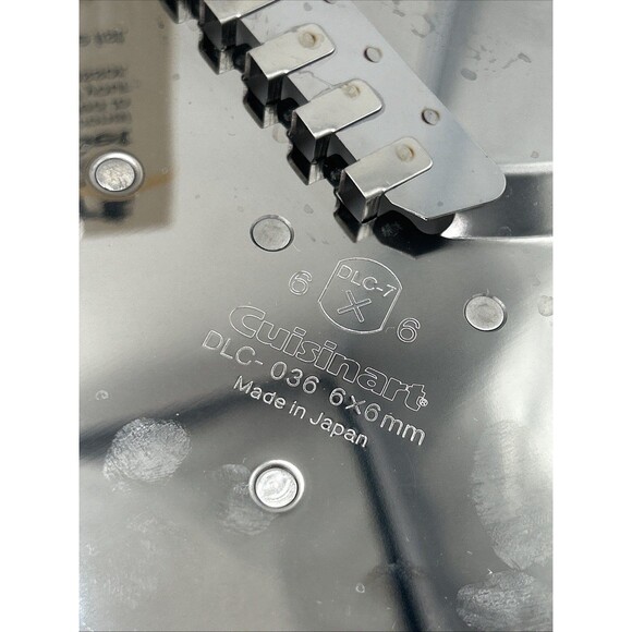 8 Piece Cuisinart Food Processor Replacement DLC-7 Disc Set DLC-070 Original Box - Picture 8 of 11